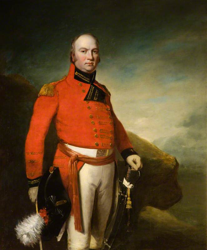 Wikioo.org - The Encyclopedia of Fine Arts - Painting, Artwork by John Westbrooke Chandler - General Alexander Leith Hay of Rannes and Leith Hay (1758–1838)