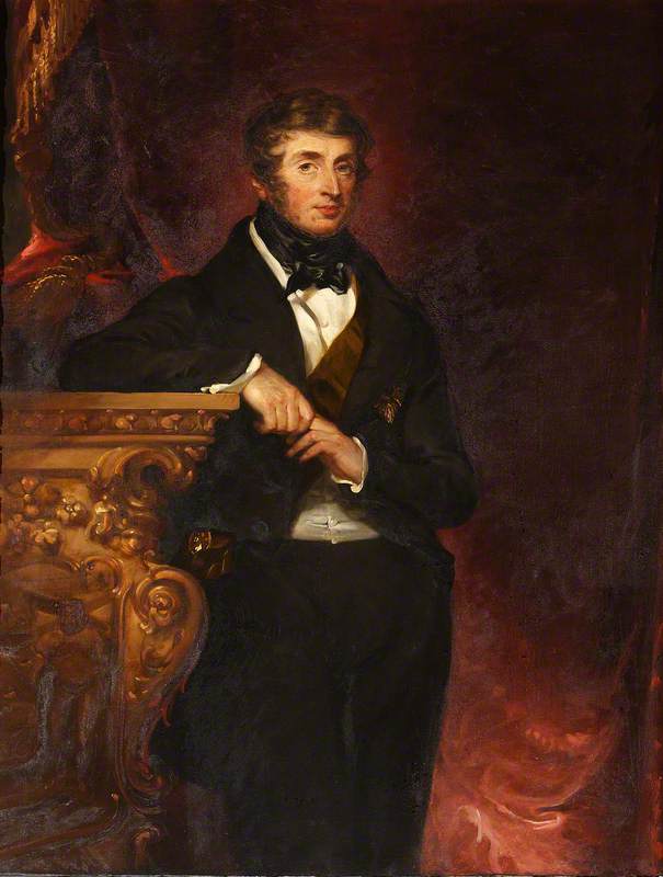 Wikioo.org - The Encyclopedia of Fine Arts - Painting, Artwork by John Hayter - Charles Brudenell Bruce (1773–1856), 2nd Earl 1st Marquess of Ailesbury