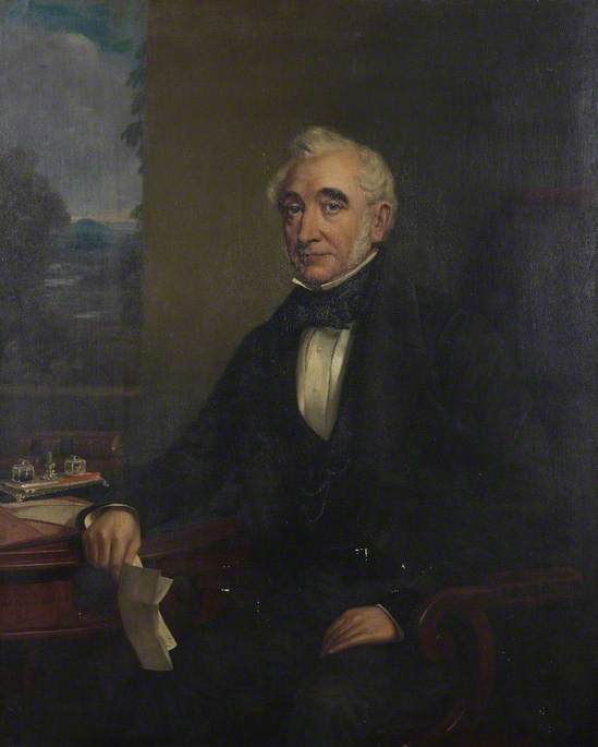 Wikioo.org - The Encyclopedia of Fine Arts - Painting, Artwork by Henry Spurrier Parkman - James Foster (1786–1853), Ironmaster of Stourton Castle, Stourbridge