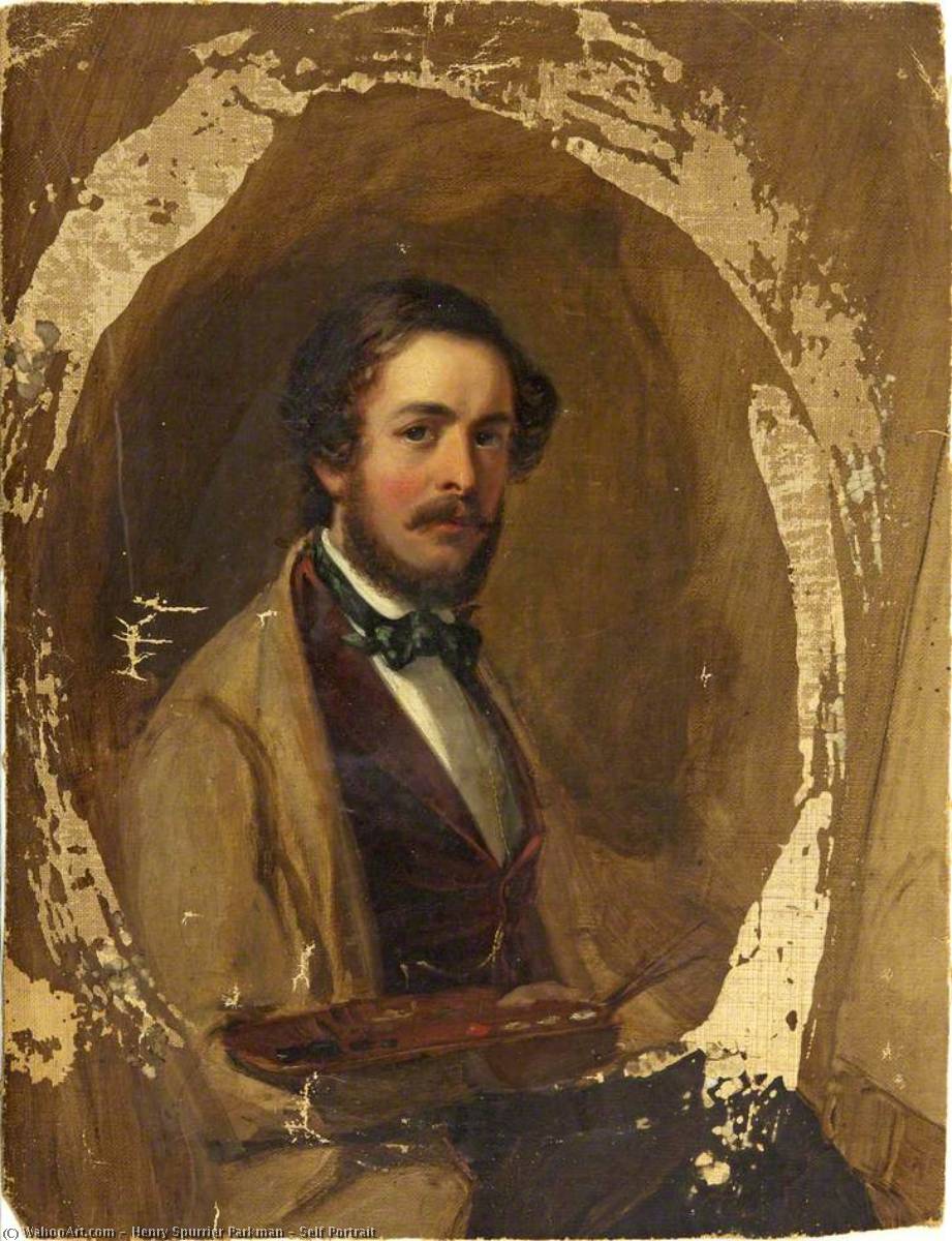 Wikioo.org - The Encyclopedia of Fine Arts - Painting, Artwork by Henry Spurrier Parkman - Self Portrait