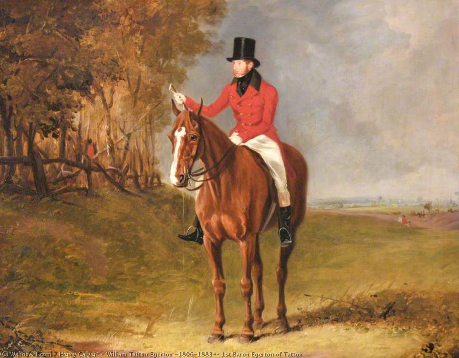 Wikioo.org - The Encyclopedia of Fine Arts - Painting, Artwork by Henry Calvert - William Tatton Egerton (1806–1883), 1st Baron Egerton of Tatton
