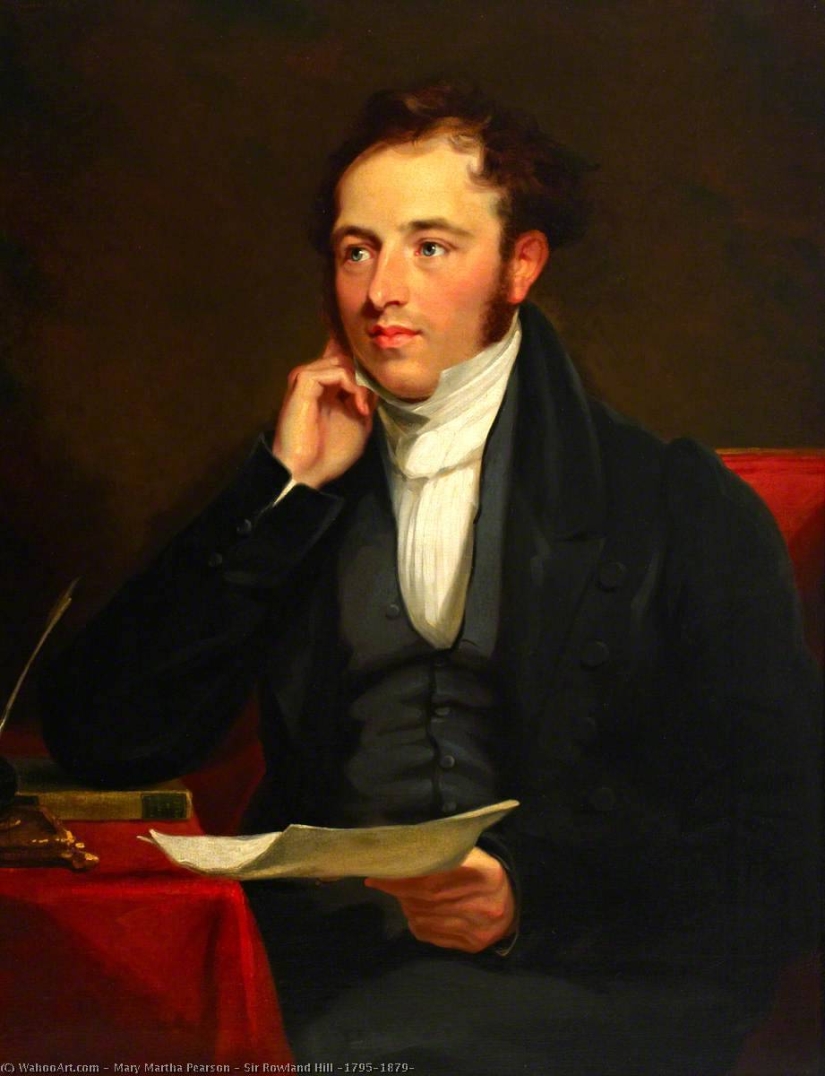 Wikioo.org - The Encyclopedia of Fine Arts - Painting, Artwork by Mary Martha Pearson - Sir Rowland Hill (1795–1879)