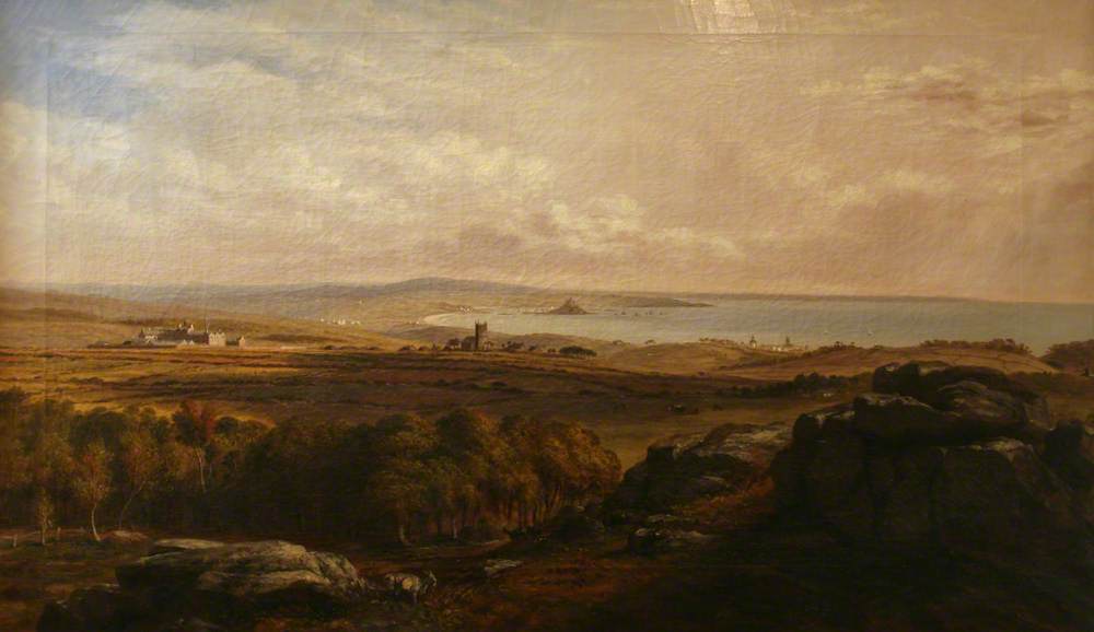 Wikioo.org - The Encyclopedia of Fine Arts - Painting, Artwork by Richard Thomas Pentreath - View from Madron Carn