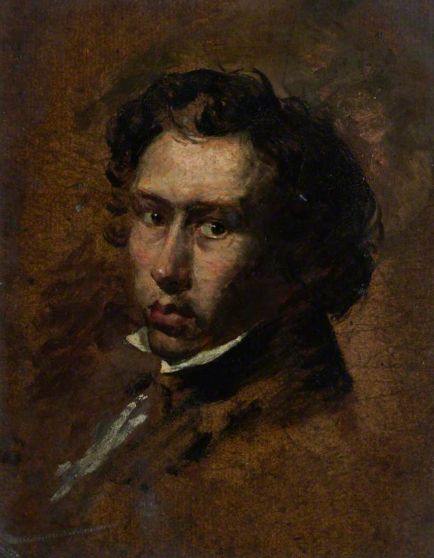 Wikioo.org - The Encyclopedia of Fine Arts - Painting, Artwork by James Eckford Lauder - James Eckford Lauder (1811–1869), Artist, Self Portrait