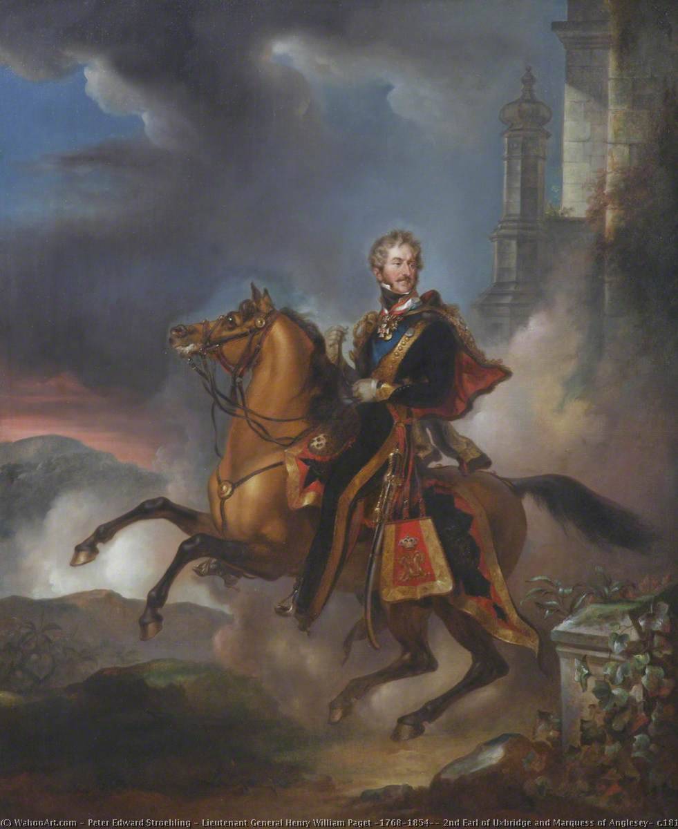 Wikioo.org - The Encyclopedia of Fine Arts - Painting, Artwork by Peter Edward Stroehling - Lieutenant General Henry William Paget (1768–1854), 2nd Earl of Uxbridge and Marquess of Anglesey, c.1815
