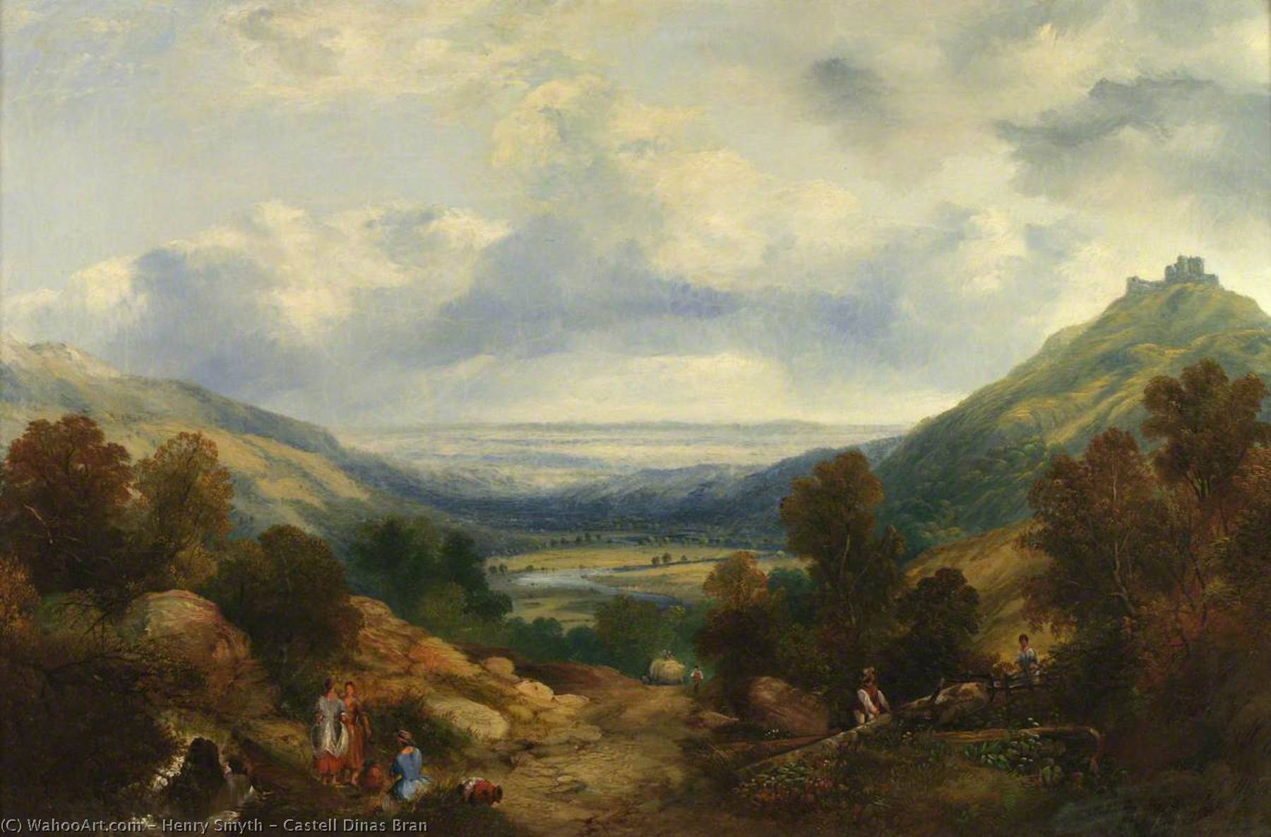 Wikioo.org - The Encyclopedia of Fine Arts - Painting, Artwork by Henry Smyth - Castell Dinas Bran