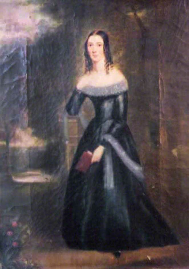 Wikioo.org - The Encyclopedia of Fine Arts - Painting, Artwork by Bennett Hubbard - Portrait of an Unknown Female