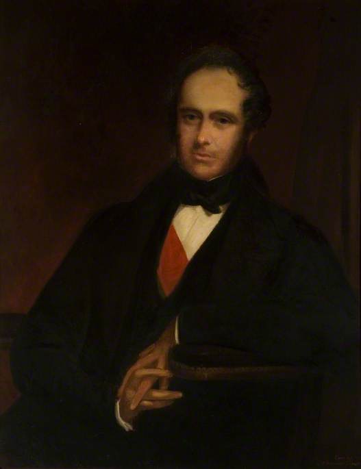 Wikioo.org - The Encyclopedia of Fine Arts - Painting, Artwork by Alfred Edmund Dyer - Henry John Temple (1784–1865), 3rd Viscount Palmerston, KG, GCB, PC, Prime Minister (1855–1858 1859–1865) (copy of John Partridge)