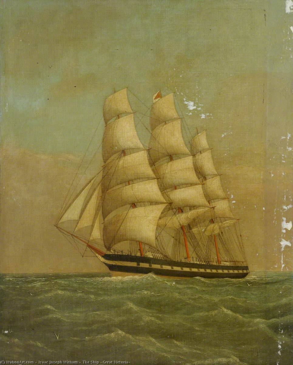 Wikioo.org - The Encyclopedia of Fine Arts - Painting, Artwork by Isaac Joseph Witham - The Ship 'Great Victoria'