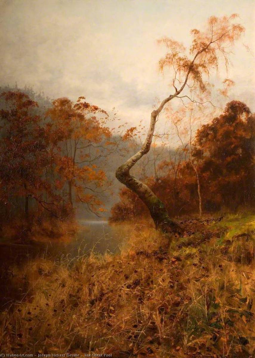 Wikioo.org - The Encyclopedia of Fine Arts - Painting, Artwork by Joseph Vickers Deville - The Silent Pool