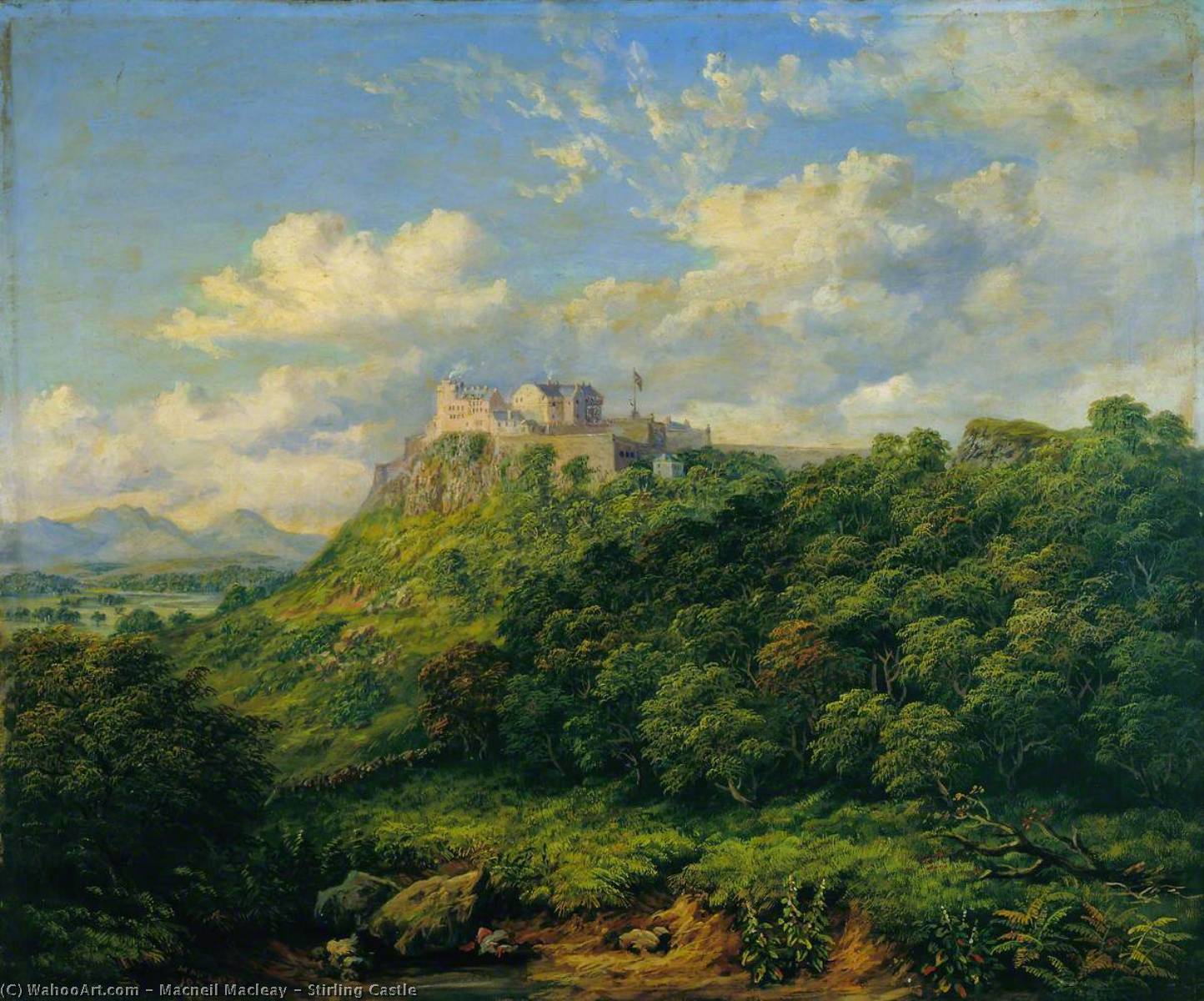 Wikioo.org - The Encyclopedia of Fine Arts - Painting, Artwork by Macneil Macleay - Stirling Castle