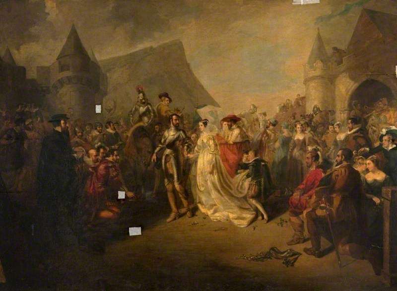 Wikioo.org - The Encyclopedia of Fine Arts - Painting, Artwork by James Drummond - The Marriage of Mary, Queen of Scots, and the Earl of Bothwell