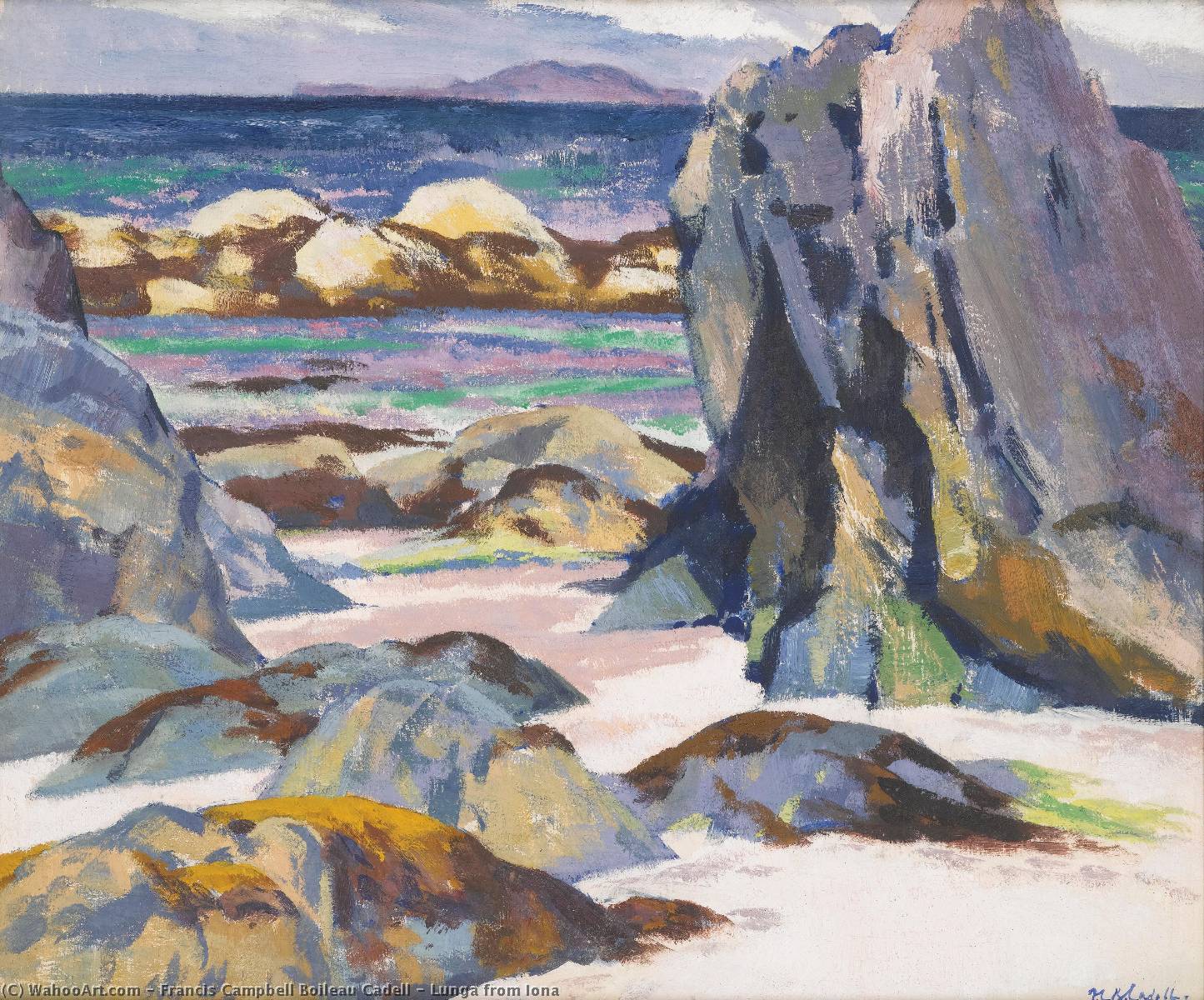 Wikioo.org - The Encyclopedia of Fine Arts - Painting, Artwork by Francis Campbell Boileau Cadell - Lunga from Iona