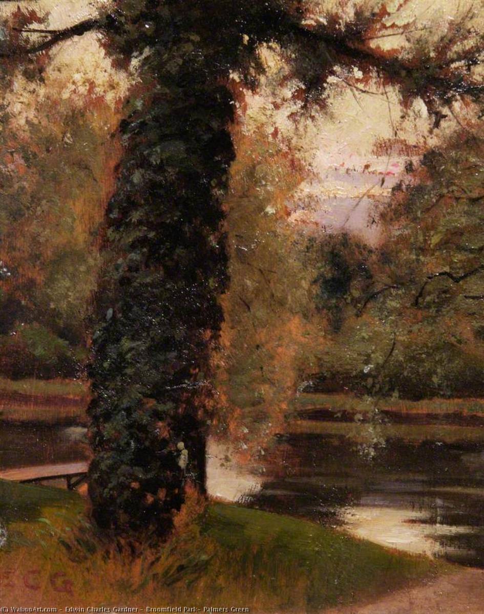 Wikioo.org - The Encyclopedia of Fine Arts - Painting, Artwork by Edwin Charles Gardner - Broomfield Park, Palmers Green