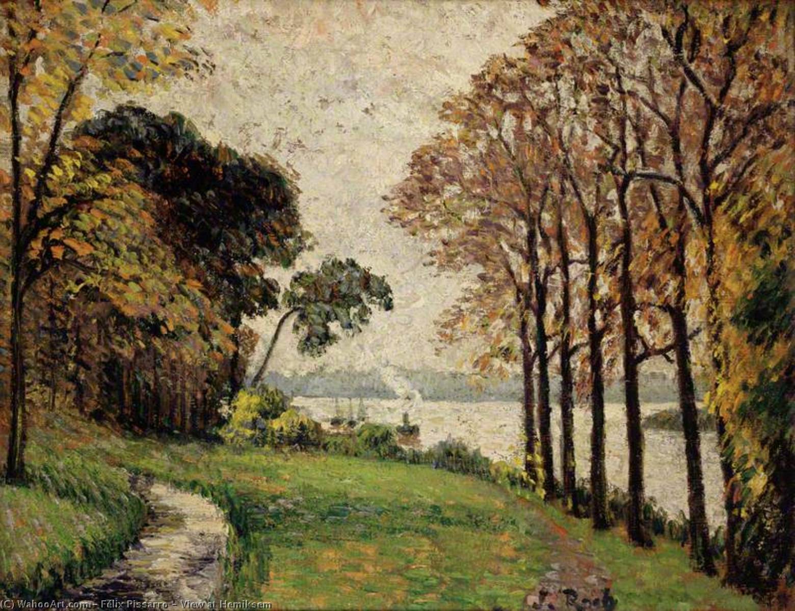 Wikioo.org - The Encyclopedia of Fine Arts - Painting, Artwork by Félix Pissarro - View at Hemiksem