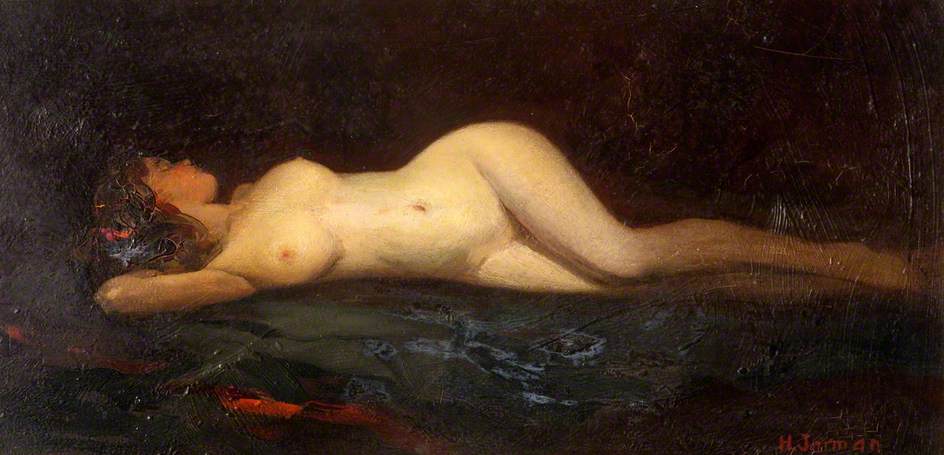Wikioo.org - The Encyclopedia of Fine Arts - Painting, Artwork by Henry Thomas Jarman - Nude