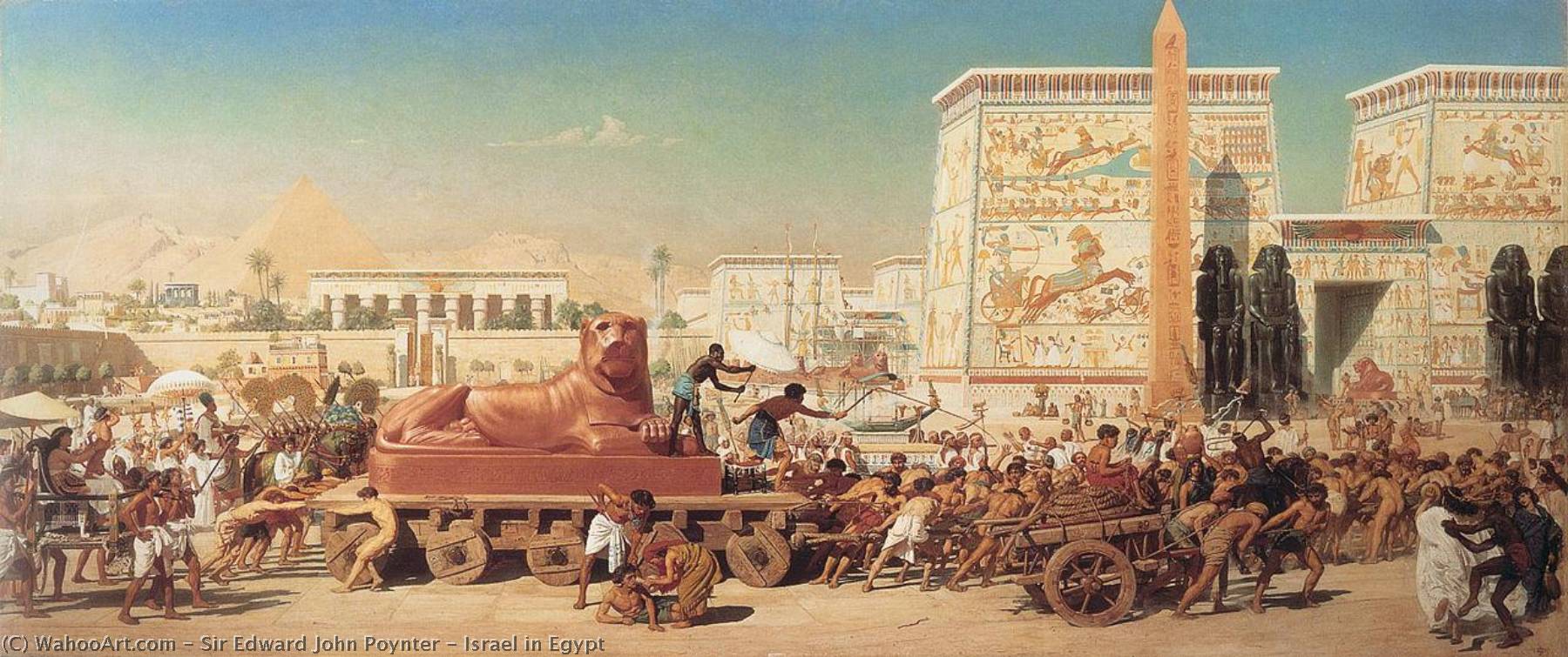 Wikioo.org - The Encyclopedia of Fine Arts - Painting, Artwork by Edward John Poynter - Israel in Egypt