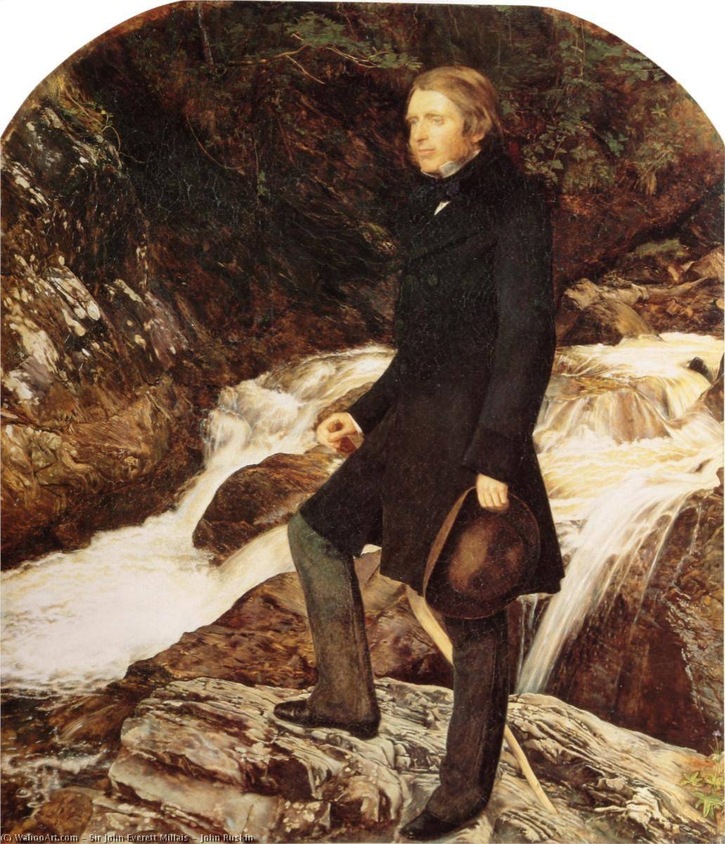 Wikioo.org - The Encyclopedia of Fine Arts - Painting, Artwork by John Everett Millais - John Ruskin