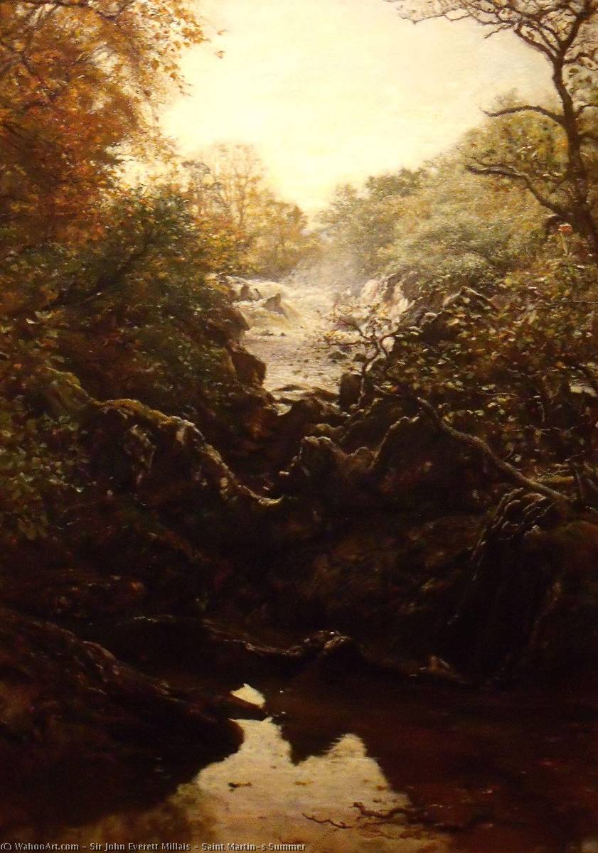 Wikioo.org - The Encyclopedia of Fine Arts - Painting, Artwork by John Everett Millais - Saint Martin's Summer