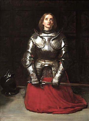Wikioo.org - The Encyclopedia of Fine Arts - Painting, Artwork by John Everett Millais - Joan of Arc