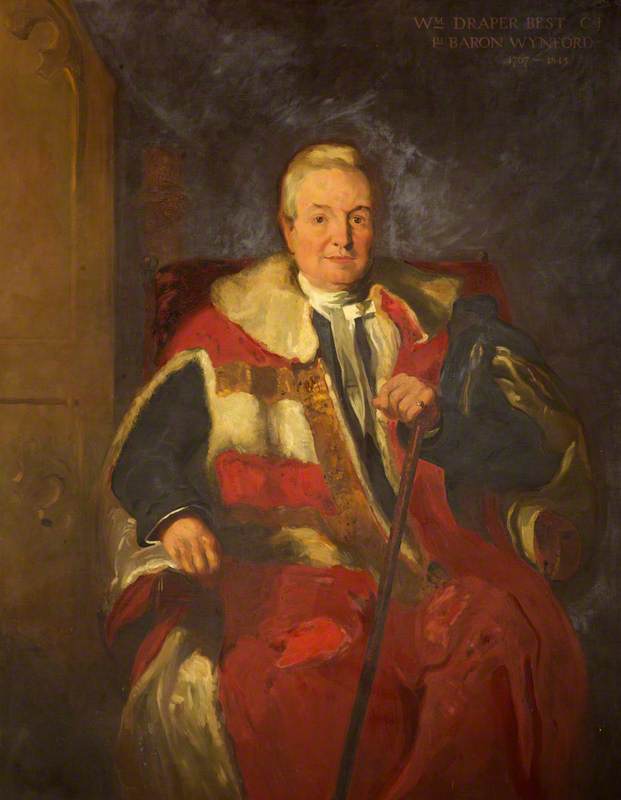Wikioo.org - The Encyclopedia of Fine Arts - Painting, Artwork by Caroline Hall - William Draper Best (1767–1845), 1st Baron Wynford (after a portrait by an unknown artist)