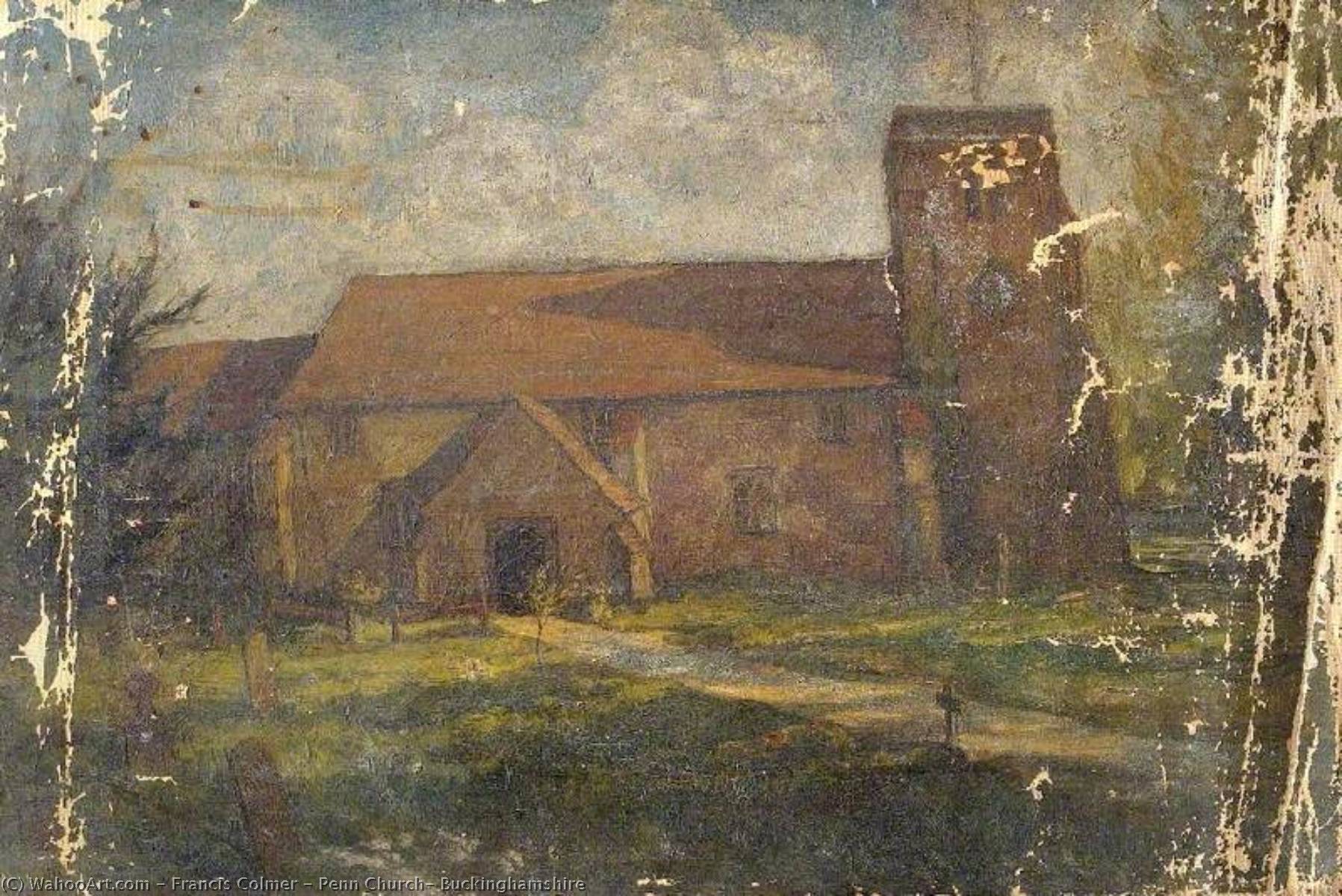 Wikioo.org - The Encyclopedia of Fine Arts - Painting, Artwork by Francis Colmer - Penn Church, Buckinghamshire