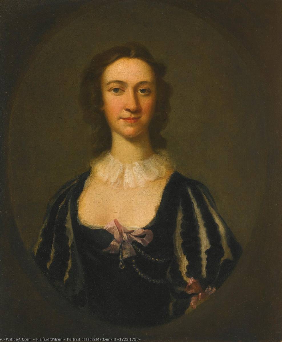 WikiOO.org - Енциклопедія образотворчого мистецтва - Живопис, Картини
 Richard Wilson - Portrait of Flora MacDonald (1722 1790)