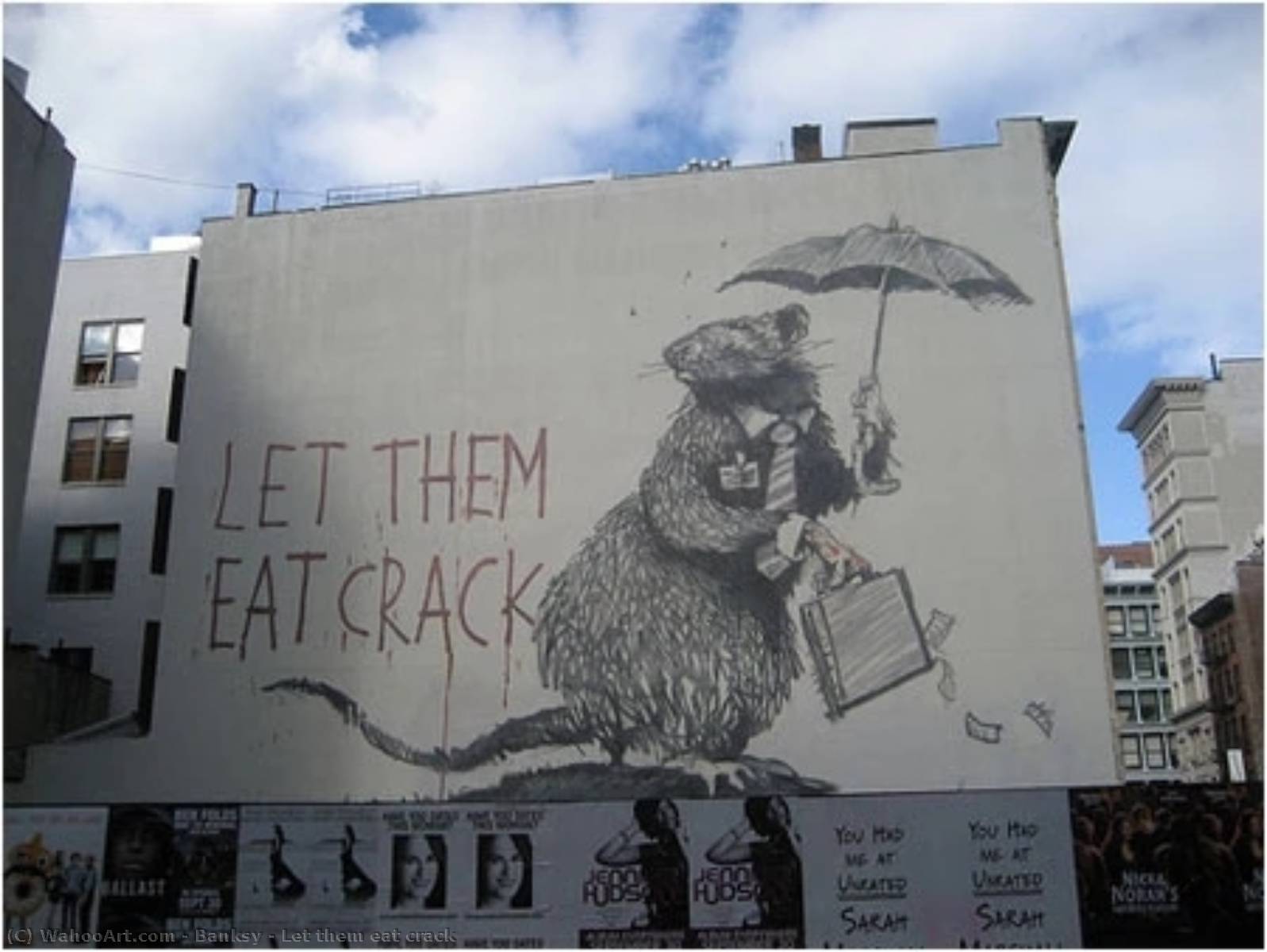 Wikioo.org - The Encyclopedia of Fine Arts - Painting, Artwork by Banksy - Let them eat crack