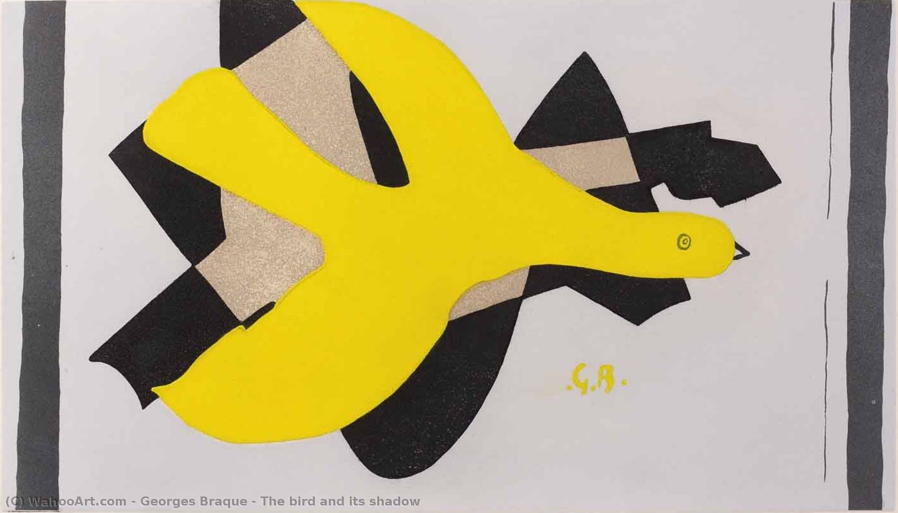 Wikioo.org – La Enciclopedia de las Bellas Artes - Pintura, Obras de arte de Georges Braque - el aves y su sombra