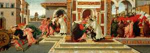 dernier miracle et la mort de st . Zenobius