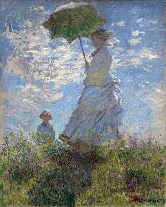 The Walk. Lady with a Parasol