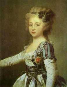 大公夫人埃莱娜夫娜作为一个孩子的肖像