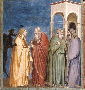 Scrovegni - [28] - Judas Receiving Payment for his Betrayal