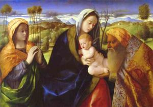 Infant Christ and Simeon