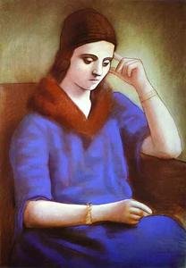 Portrait of Mme Olga Picasso