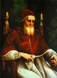портрет папы юлия ii
