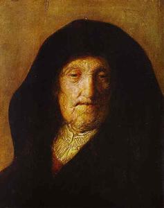 の肖像画 Rembrandt's 母親