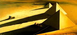 Die Pyramiden und die Sphinx von Gizeh 1954