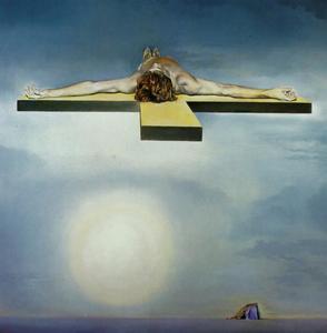 Gala's Cristo ( lavoro stereoscopico , componente di sinistra ) , 1978