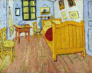 Ла chambre де Фургон Гог Арль ( Van-Gogh