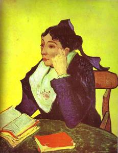 Арлезианка мадам Ginoux с книгами