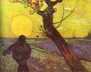 Sower with Setting Sun (After Millet)