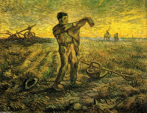 Evening - The End of the Day (after Millet)