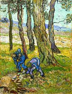 Two Diggers Among Trees