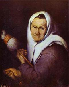 Old Woman with a Distaff