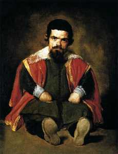 A Dwarf Sitting on the Floor (Don Sebastian de Morra)