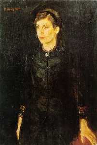 Portrait of inger, sister of the artist