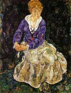 Ritratto della moglie dell artista seduti