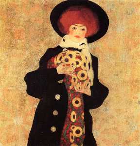 Woman with Black Hat