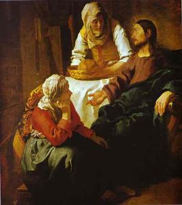 玛丽和玛莎之家的基督